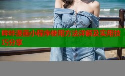 哔咔漫画小程序使用方法详解及实用技巧分享