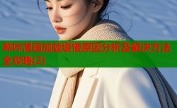 哔咔漫画加载缓慢原因分析及解决方法全攻略(2)